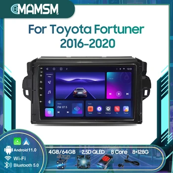 MAMSM Wireless CarPlay, Android Auto Radio Pentru Toyota Fortuner 2016-2020 4G Mașină Player Multimedia, Navigare GPS Nu 2din 9 Inch
