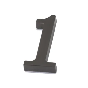 1 buc Ușă Plăci Număr de 1# Ușa Placa Negru 50mm x 30mm Adeziv Autocolant Placă de Casă Cameră de Hotel Digital Ușa Numărul