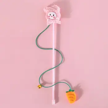 Cat Teaser Jucărie Bell Design Cat Flirt Polul Amuzant Pisica de Companie Teaser Rod Minunat cu Jucării de Pluș