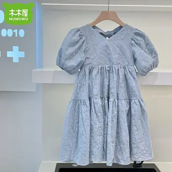 2023 nou nou Primavara-vara copii copii copii fata de casual, rochii de bumbac haine pentru Copii