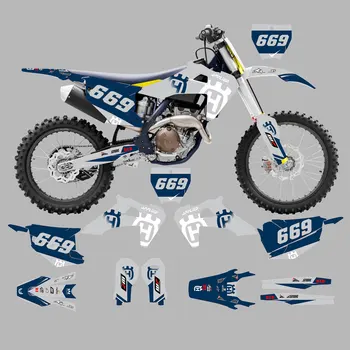 Grafic Kit pentru Hus 2019 2020 2021 TC FC TX FX FS Motocross Decalcomanii Autocolant
