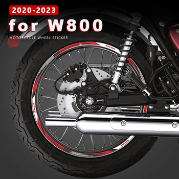 Motocicleta Roata Autocolante Impermeabil pentru Kawasaki W800 Accesorii W 800 Cafe 2020 2021 2022 2023 Rim Decal Benzi Motocicleta Parte