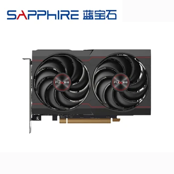 Folosit Sapphire Radeon RX6600XT 8G D6 Puls OC plăci Grafice AMD RX6600 XT 8GB RX 6600 xt placa Video de PC-6000MHz 7680×4320 GPU