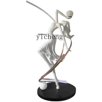 YY Sculptate Ornamente de Dans Fată Lampa de Podea Camera de zi, Scara Decoratiuni