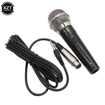 Profesional cu Fir Microfon Dinamic Vocal Microfon cu Fir Microfon Dinamic Voce Clară Microfon pentru Karaoke Înregistrare
