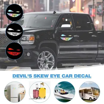 Ochii reflectorizante Autocolante Pentru Auto Retrovizoare Oglinda Auto Adeziv Amuzant Decalcomanii Pentru Camion SUV Masina Motocicleta Decor