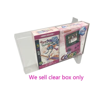 Transparent, clar animale de COMPANIE acoperire Pentru GBC Sakura Război limited edition joc de consola de stocare a afișa caseta colecta caz