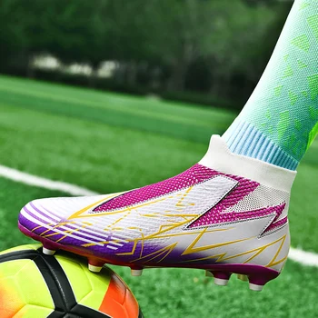 Messi Calitate de Futsal Non-alunecare de Fotbal Pantofi en-Gros Ghete de Fotbal Sociaty Chuteira Campo Pene de Formare Adidasi Femei TF/AG