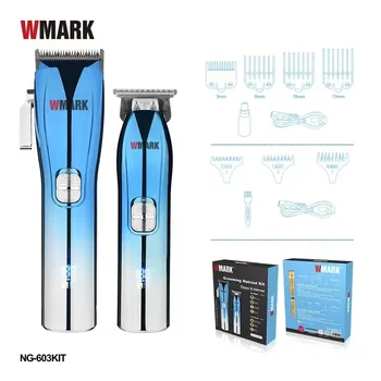 2023 WMARK NG-603 kit de Mare Viteză Profesionale de Tuns Parul Tuns 2 in 1 7000RPM+6000RPM Cu LED-uri de Afișare