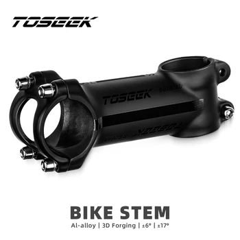 TOSEEK Ultralight Aluminiu Bicicleta Ghidon Stem 6/17 Gradul Mtb 50mm-120mm Putere 31.8 mm Munte