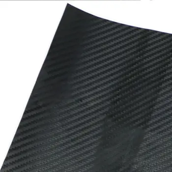 Negru Mat Masina de Vinil Autocolant 3D Carbon Fibre de Film Ambalaj Folie Auto Laptop