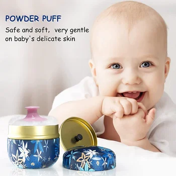 Portabil Baby Puf de Pulbere și Recipient: Călătorii Esențiale pentru Praf Pulbere (Blendere & Bureți, Frumusețe și Îngrijire Personală)