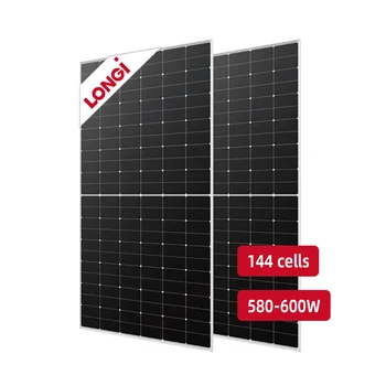 Longi Panouri Solare Hi-mo 6 LR5-72HTH 580W 585W 590W 595W 600W Solarpanels 23.2% Module FOTOVOLTAICE de Înaltă Eficiență