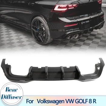 Bara spate Difuzor de Buze Pentru Volkswagen VW Golf 8 R 2021UP Fibra de Carbon Bara Spate Difuzor de Buze Accesorii Auto Protector
