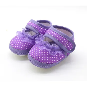 Baby Boy Fata de Pantofi pentru Sugari Copil Prewalkers Pantofi Dot model Talpă Moale Anti-alunecare Prima Pietoni Pantofi de Mers pe jos De 0-18M