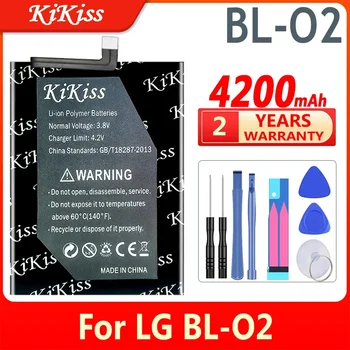 4200mAh KiKiss Baterie BL O2 Pentru LG BL-BL O2-02 BLO2 Baterii de Mare Capacitate
