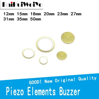 10PC/Multe Elemente Piezo Buzzer Sounder Declanșare Senzor Tambur Disc de Cupru Difuzor Piezo 12MM 20MM 27MM 35MM, 50MM Piezoelectric