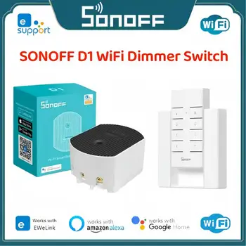 1~5PCS SONOFF D1 Wifi Întrerupător Dimmer Inteligent Comutator de Lumină 433Mhz RF Functioneaza Cu Sonoff RM433 Controler Pentru Casa Inteligentă Alexa