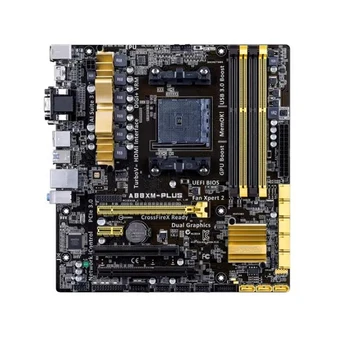 AMD A88X A88XM-PLUS placa de baza Utilizate original, Socket FM2, FM2+ DDR3 64GB USB2.0 USB3.0 SATA3 Desktop Placa de baza