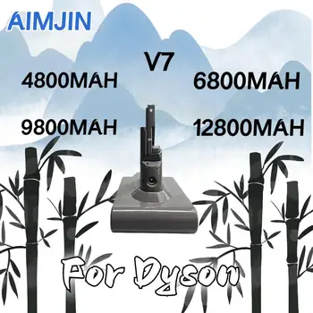 Original 21.6 V 4800mah 6800mah 9800mah 12800mAh Li-ion V7 Baterii pentru Dyson V7 Aspirator de Înlocuire Instrumente de Putere Aluat