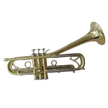 Fierbinte de vânzare, de calitate Bb Trompeta si bemol Alama Placat cu Argint Profesionale Trompeta Instrumente Muzicale cu Piele de Caz