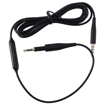 Înlocuire Cablu Cablu Audio cu Microfon, Control Volum pentru AKG K430 K450 K451 K452 Q460 K480 JBL J55 J88 Căști Negre