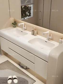 Toaletă spele pe fata, Corian piele rezistent la bazin integrat, cabinet baie, chiuveta arc combinație