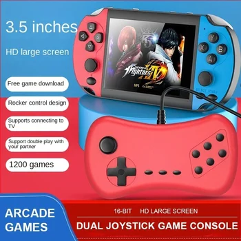 Retro Joc Consola Ecran de 3.5 Inch Handheld Consola de jocuri Video Cu 1200 De Jocuri, AV Out Mini Player Portabil Pentru Copii Cadouri