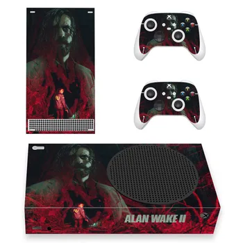 Alan Wake 2 Piele Autocolant Decal Acoperire pentru Xbox Seria S Consola si 2 Controlere XSS Piei de Vinil
