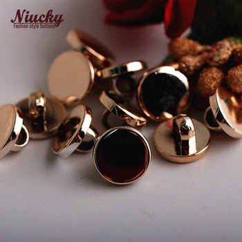 Niucky 10mm Aur / Argint coadă oglindă de cusut nasturi pentru îmbrăcăminte de bună calitate modei de bază de cusut materiale consumabile P0301-039