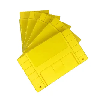 Culoare galben Jocul de Înlocuire a Cartușului de Plastic Coajă Pentru SNES NTSC carte de joc 16BIT carte de joc Shell