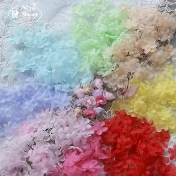 1,5 CM Culoare Organza Petale de Haine pentru Copii articole pentru acoperirea capului Materiale Handmade Flori 3D RS3797