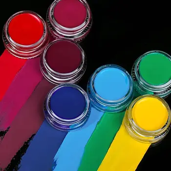 1 BUC Nou 12 Culori Fluorescență Pictura pe Fata Dovada de Apă Dermatograf Lumina UV Neon de Contur Inserați codul Cosmetice Ușor de A Utiliza Machiaj Crema