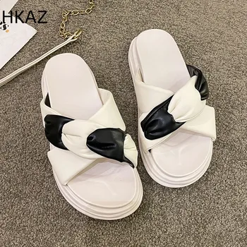 Papuci pentru Femei Fashion Respirabil Platforma coreean Plaja Femeilor în aer liber Kawaii Leneș Femei Jeleu Gaura Pantofi Noi În Vară