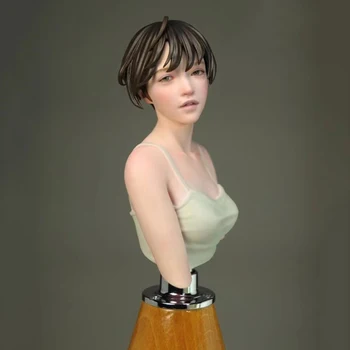 Unassambled 1/10 femeie vechi bust Rășină figura model în miniatură kituri Nevopsite