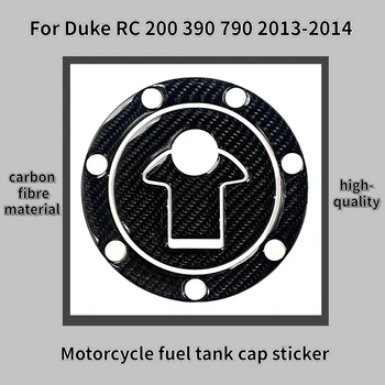 Motocicleta a Capacului Rezervorului Tampon de Fibra de Carbon Autocolant Protector Accesorii Decalcomanii pentru Ktm Duke 390 200 790 RC390 2013 2014 Accesorii