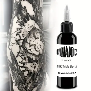 1 buc Negru de Cerneală Tatuaj,Tatuaj Profesional Pigment,Pictura Tatuaje Tatuaj Consumabile, Profesionale Alimentare Pentru Body Art, de Lungă Durată