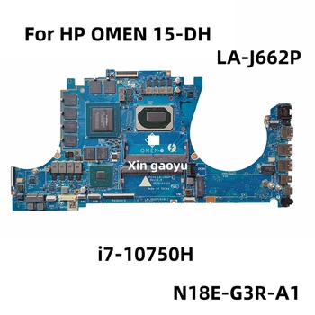 Original Pentru HP OMEN-15-DH Laptop Placa de baza GPC54 LA-J662P REV: 1.0 W/ i7-10750H +GPU M01318-601 100% Testat OK