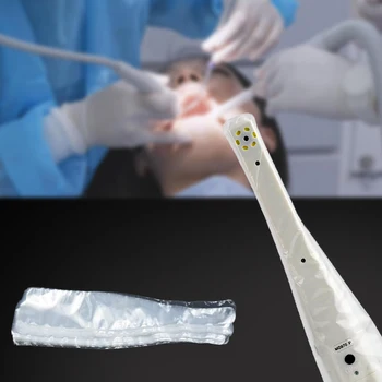 100buc Dentare de Unică folosință Endoscop Film Dentare se Ocupe de Maneca Folie de Protectie Izolarea de Protecție Maneca Stomatologie Materiale