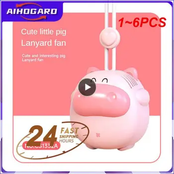 1~6PCS Drăguț de Porc de Vacă Mână mai Cald Încălzire Rapidă Mini USB Reîncărcabilă Electrice Mâinile Încălzire Buzunar Desene animate de Iarna Mână mai Calde