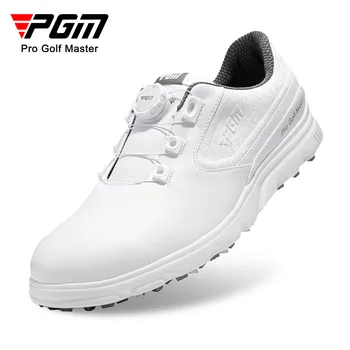 PGM pantofi de golf barbati buton șireturile vara pantofi sport bărbați impermeabil adidași anti-alunecare, știfturi