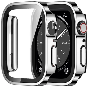 Caz impermeabil Pentru Apple Watch 7 8 45mm 41mm 49mm 44mm 40mm marginea dreaptă a Ecranului Protector de Acoperire Caz iWatch 4 5 SE 6 7 8 Ultra