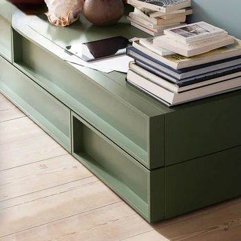 Italiană Noptieră Modern, Simplu și ușor de Lux Ins Dulap de Depozitare Creative de culoare Verde Inchis Partea Cabinetului de Personalizare