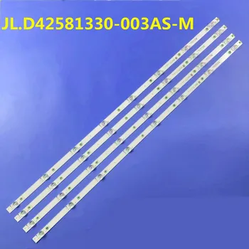 Noi 4BUC LED Strip pentru Hisense 43h6e 43RGE h43a6100 JL.D42581330-003AS-M HISENSE43-4X8 43RGE JHD425S1U51-LEA-43FX500c-LEA-43FX520c