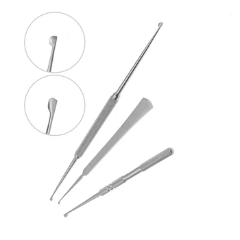 Din Oțel inoxidabil Nas modelarea D cuțit nasul dublu scop bucată spade singur cap dublu pentru instrumente Chirurgicale