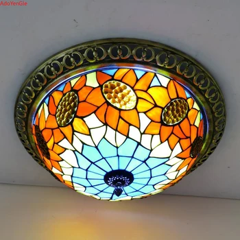 Lămpi Tiffany Retro turc Lumini Plafon Art Deco Plafon de Iluminat de Epocă, Tavan Agățat Lămpi pentru Camera de zi Dormitor Lampa