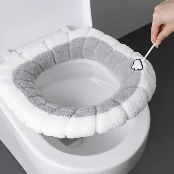 Îngroșat De Pluș Tip O Toaletă Cald Perna Universal Toaletă Perna Reutilizabile Iarna Toaletă Pernei Scaunului Husa Scaunului