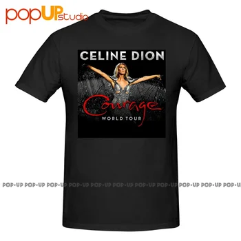 Celine Dion Curaj World Tour Tricou T-shirt Tee cel Mai la Modă de Moda Streetwear