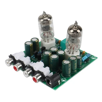 6J1 Hifi Stereo Electronic Tub Preamplificator de Bord Terminat Preamp Amplifer Tampon Efect Dispozitiv
