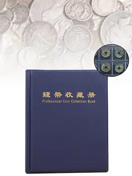 Colectarea de Bani de Organizator 200 Buzunare Monede de Colectie Album Carte pentru Colector de Monede Titularul Albume Mini Penny Coin Sac de Depozitare